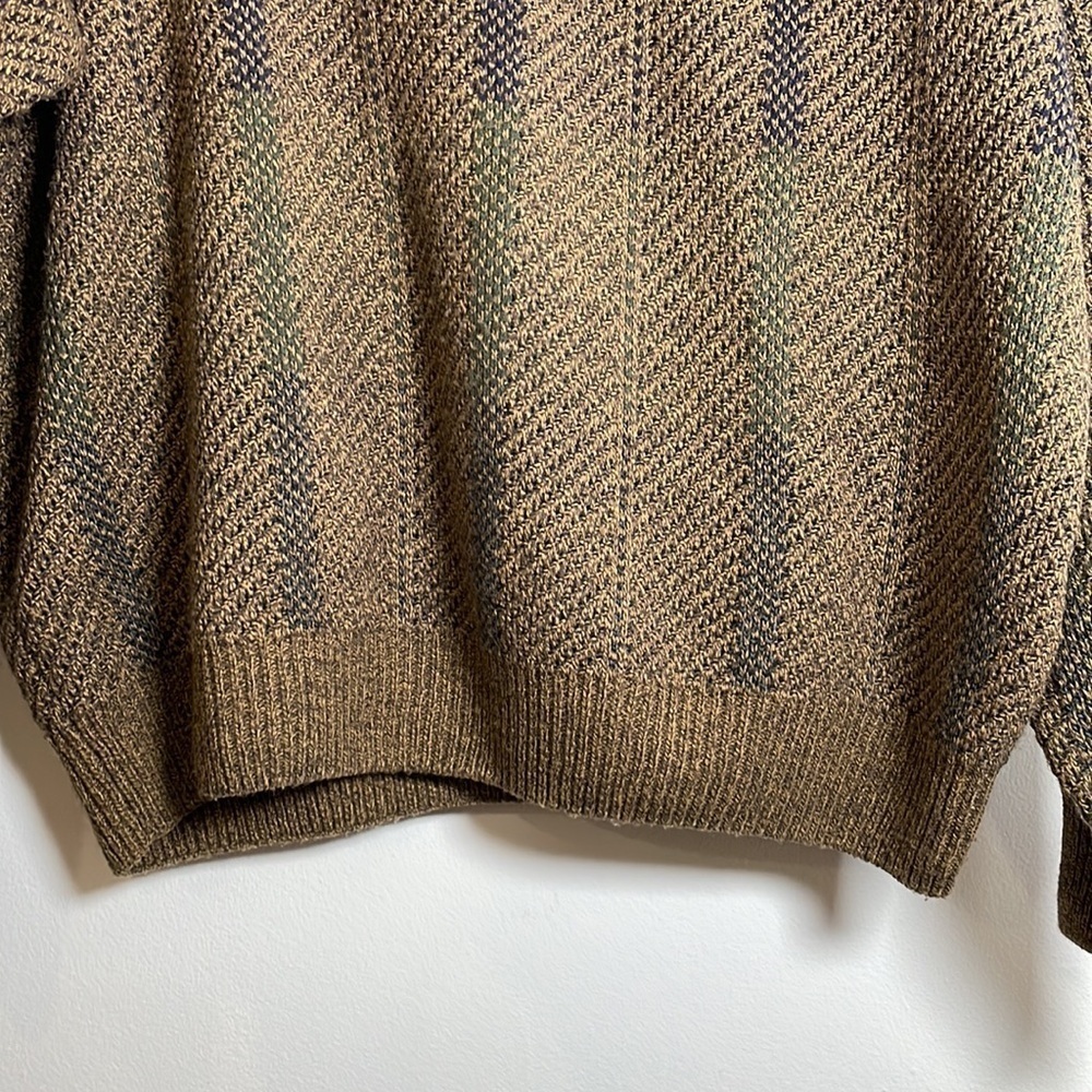 Towncraft Vintage Oversized Grandpa Knit Sweater Cozy Relaxed Fit Size L - Picture 3 of 10